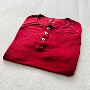 NWOT Dark Red T-Shirt by The Normal Brand